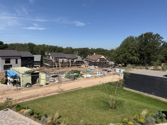 View out of one of the windows of Plot 20