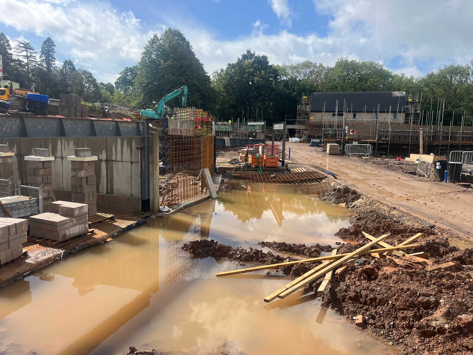 Outdoor swimming pool addition to several of the plots!